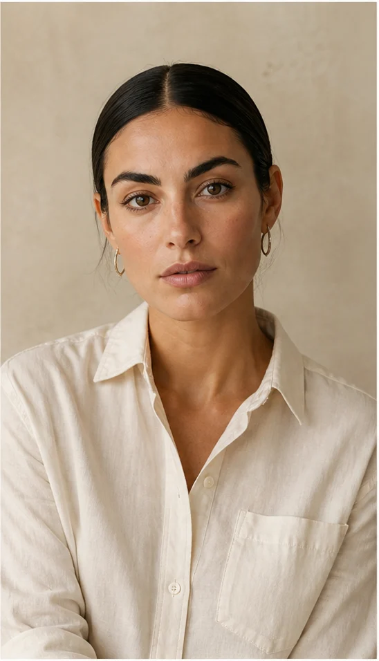 Іра, fictional brow and skin specialist студії MOVA